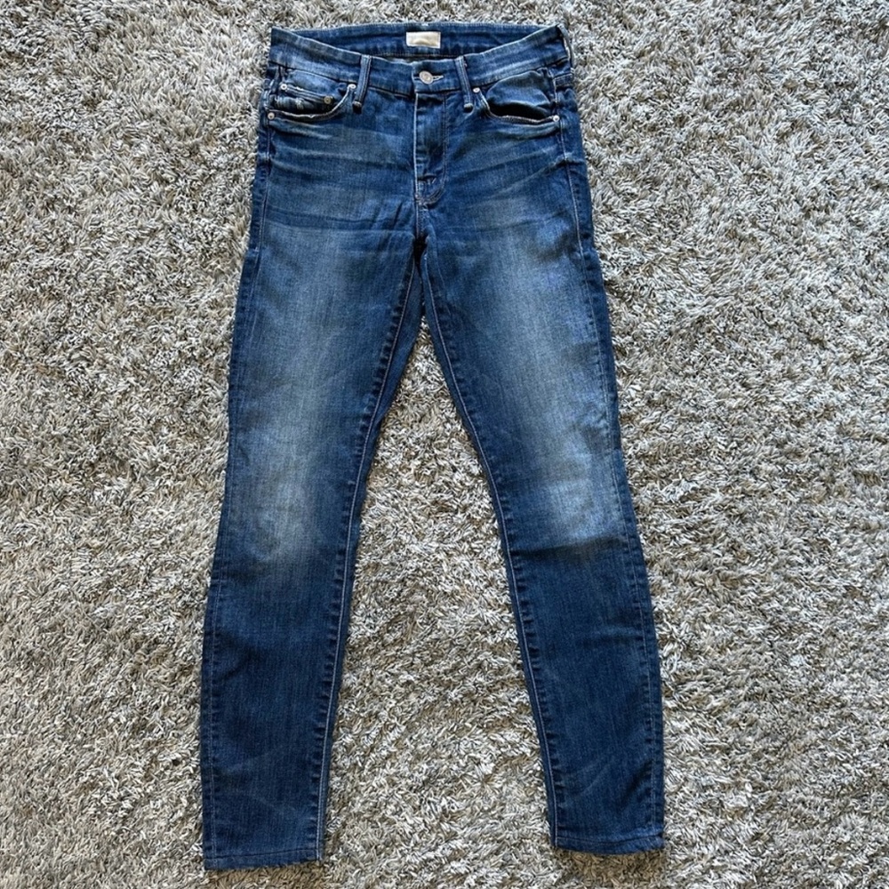 MOTHER the looker blue jeans